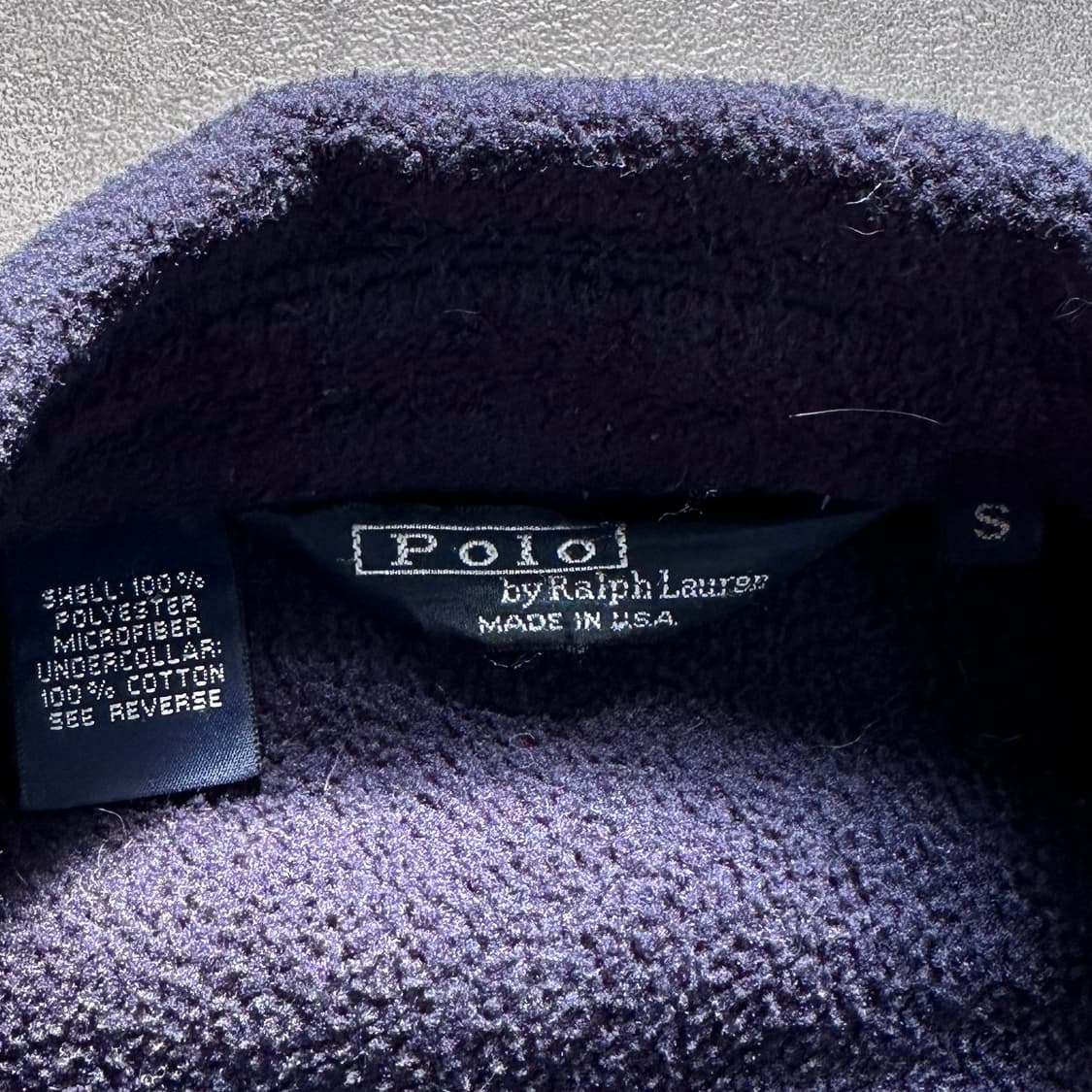 90s 폴로 네이비 후리스 스윙탑 자켓 (va.95) 상품이미지5