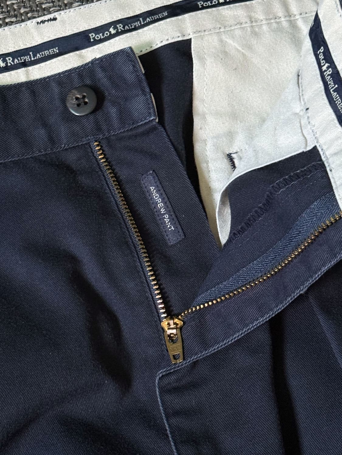 (32) 90s 폴로 랄프로렌 ANDREW 더블 플리츠 치노 팬츠 상품이미지3