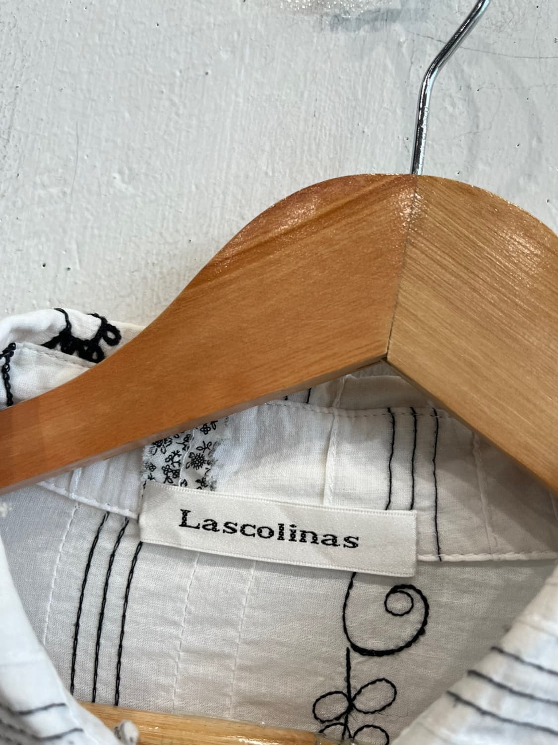 Lascolinas JPN 크로쉐 자수 프릴 셔츠  상품이미지7