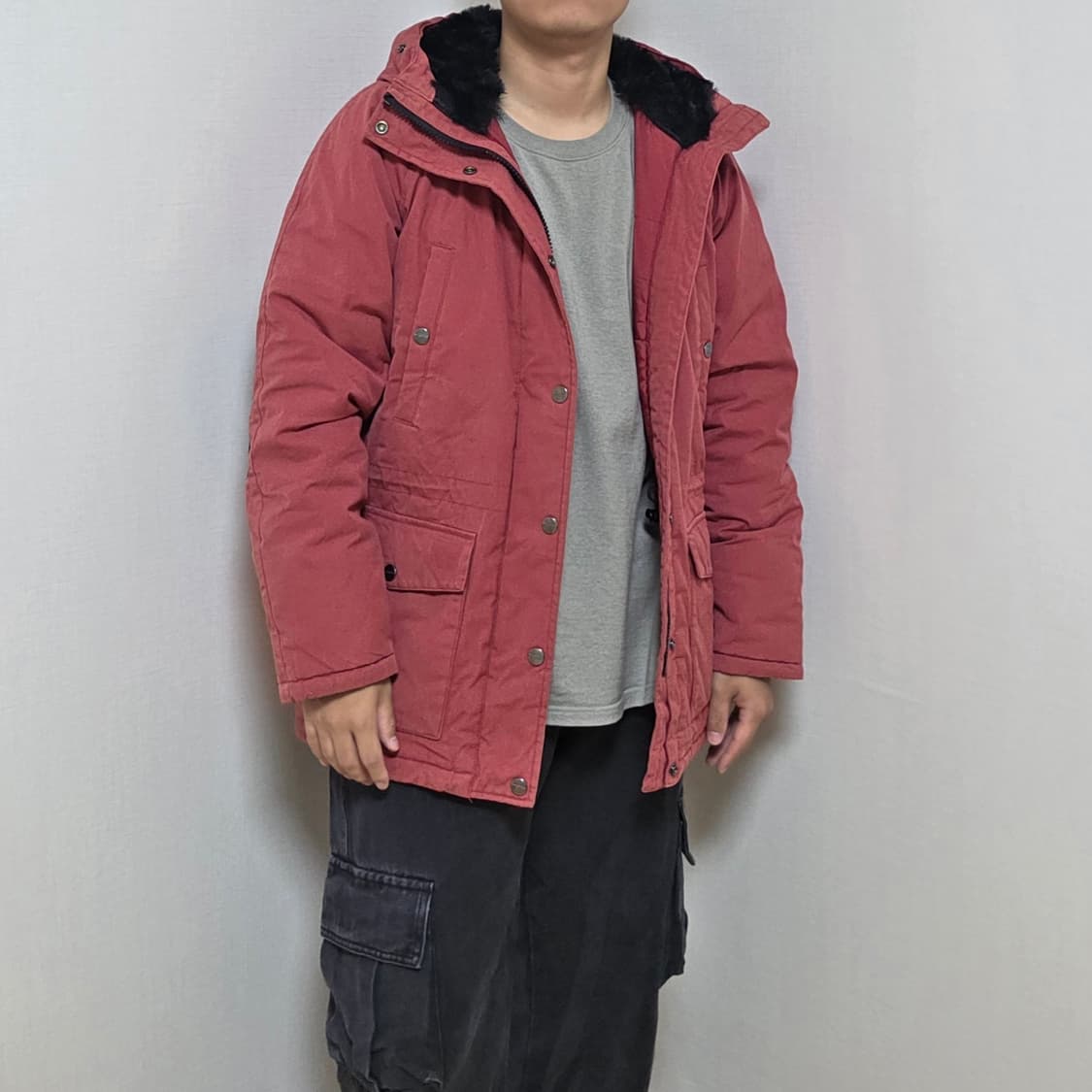 칼하트 야상 자켓 M 칼하트 자켓 95 칼하트 트래퍼 파카 상품이미지2