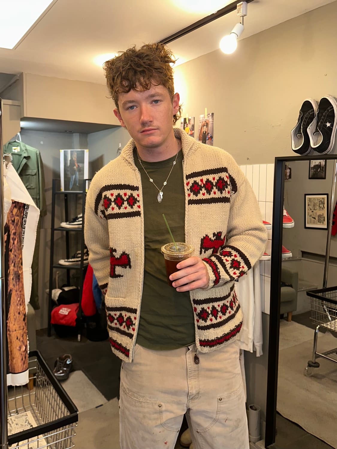 90’s American Cowichan thunder bird JK 상품이미지1