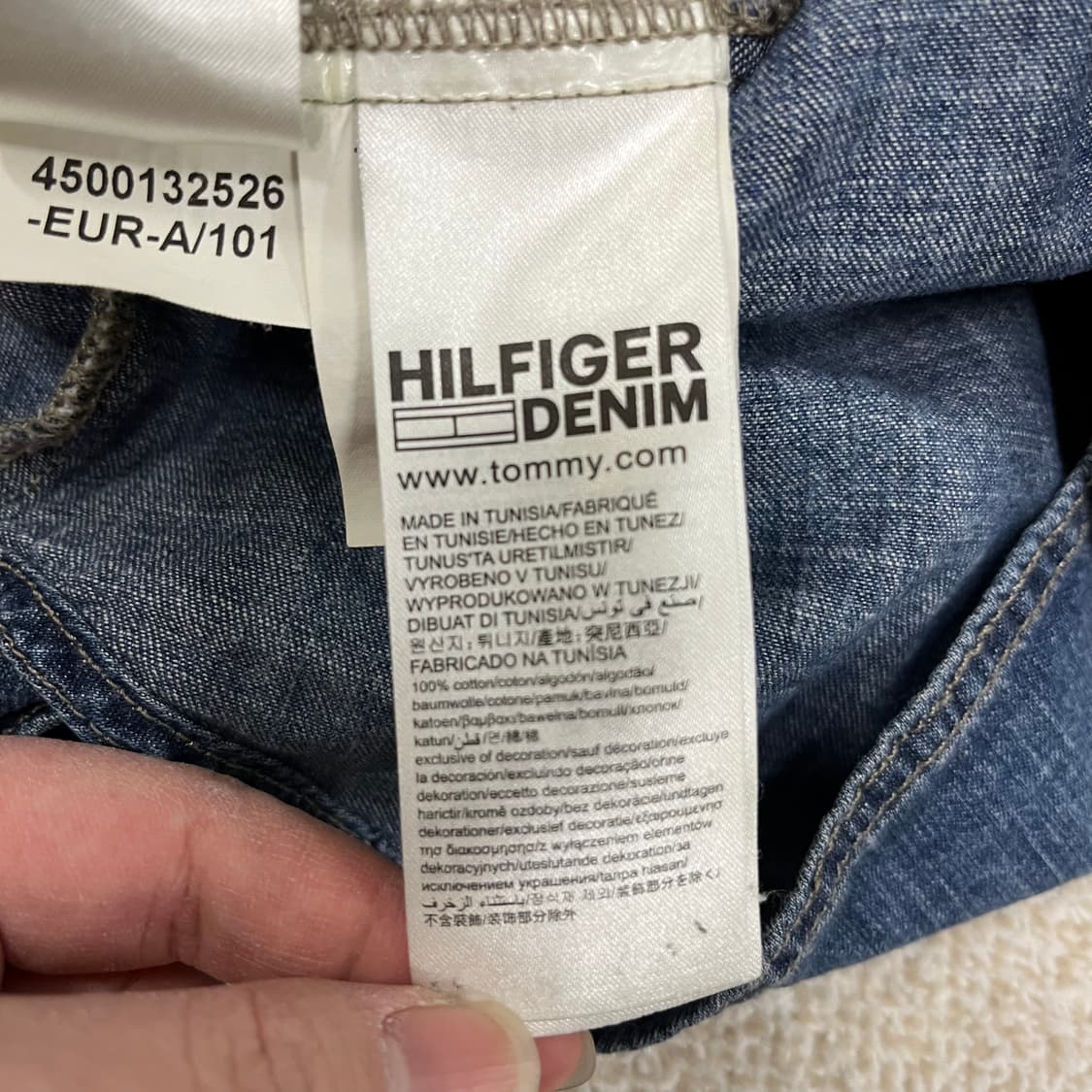 [S] 타미힐피거 웨스턴 데님 셔츠 청남방 3918 상품이미지7