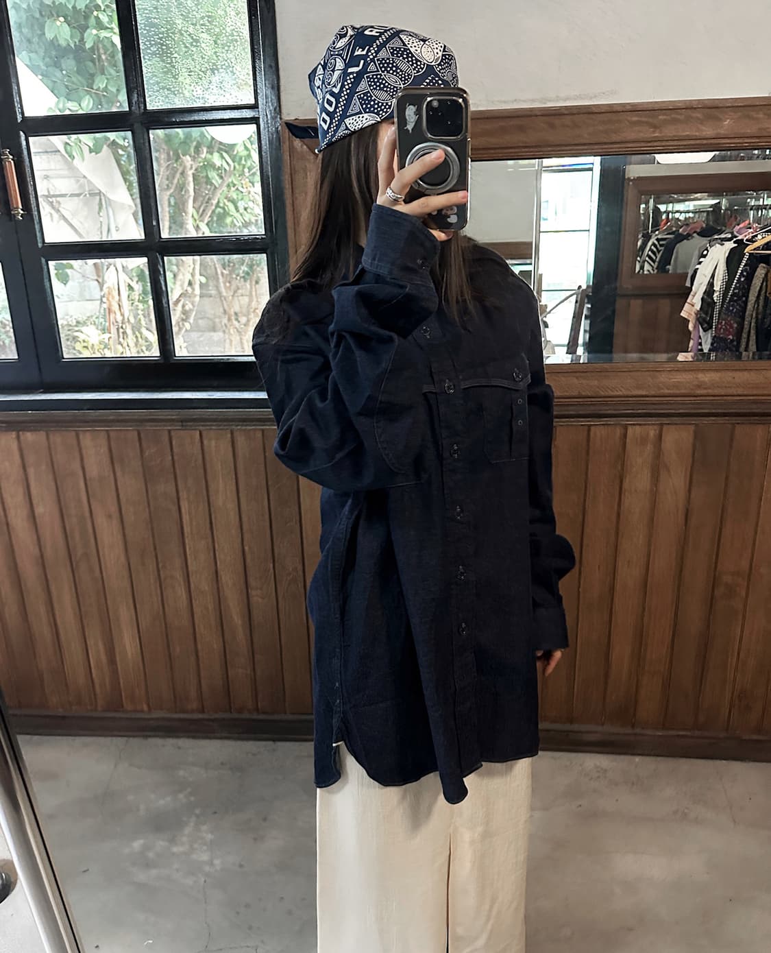 RRL indigo work denim shirkt 상품이미지1