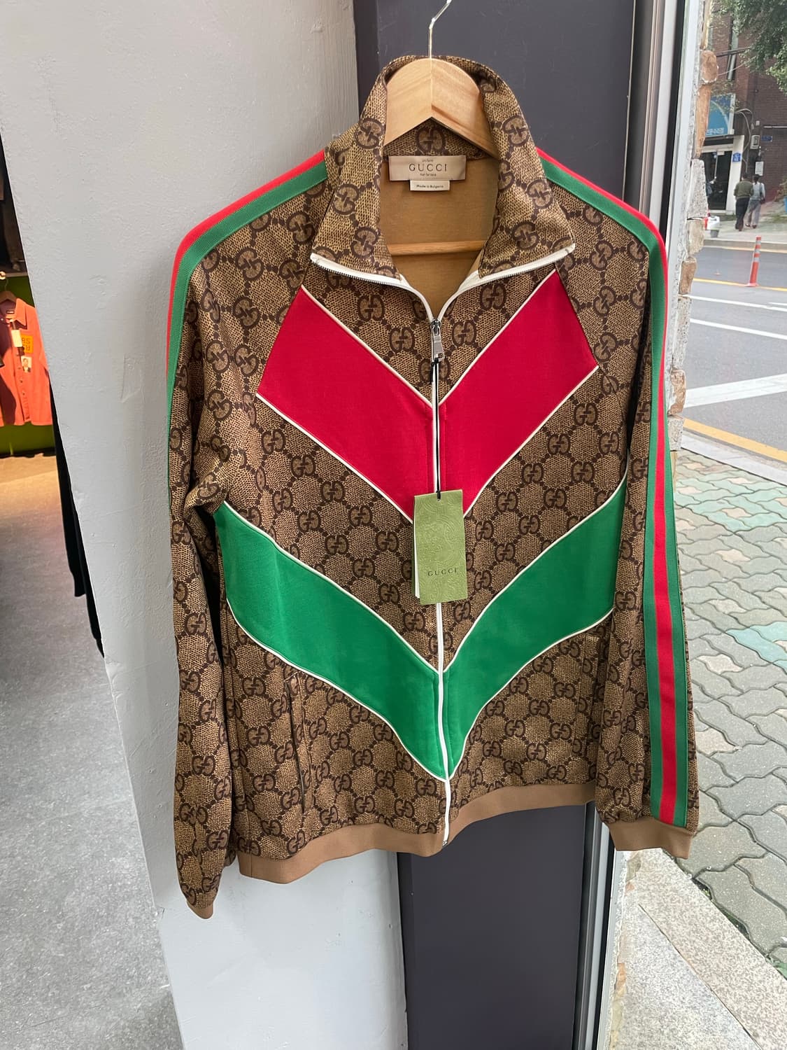 XL/ 구찌 GG로고 테크니컬 트랙자켓 상품이미지1