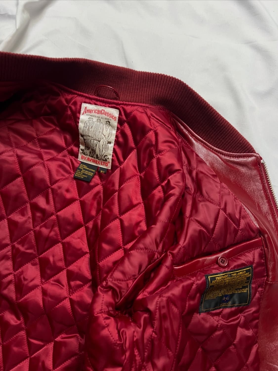 아비렉스 아이콘 가죽자켓 상품이미지5