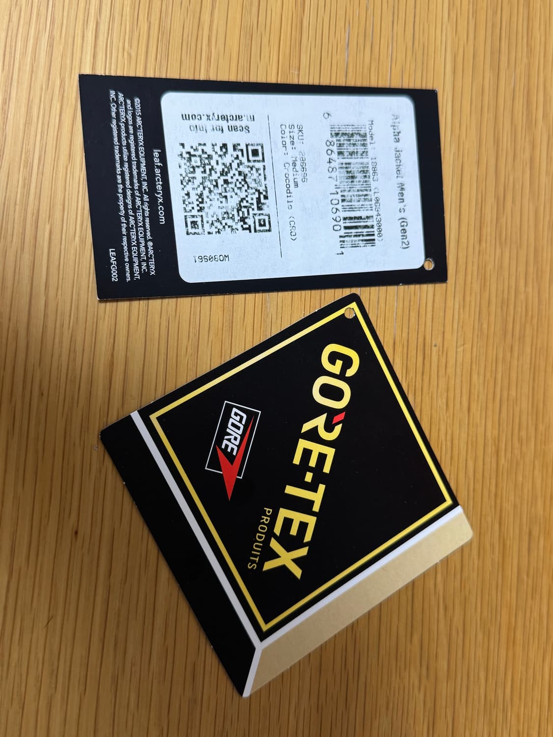 아크테릭스 리프 Arcteryx Leaf 알파 gen2 크로커다일 M 상품이미지10