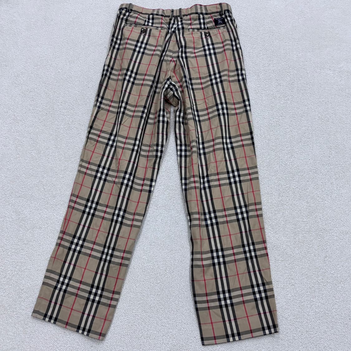 36 버버리 골프 체크 패턴 팬츠 0331E 상품이미지2
