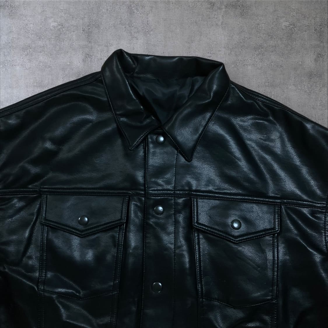 THEY 데이 레더 가죽 자켓 상품이미지2