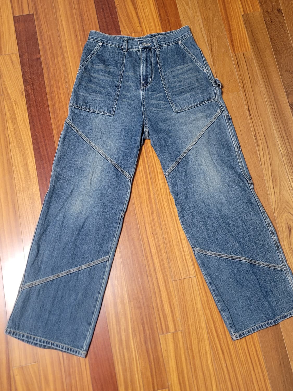 꼼파뇨 카펜터팬츠 인디고브라운 상품이미지2