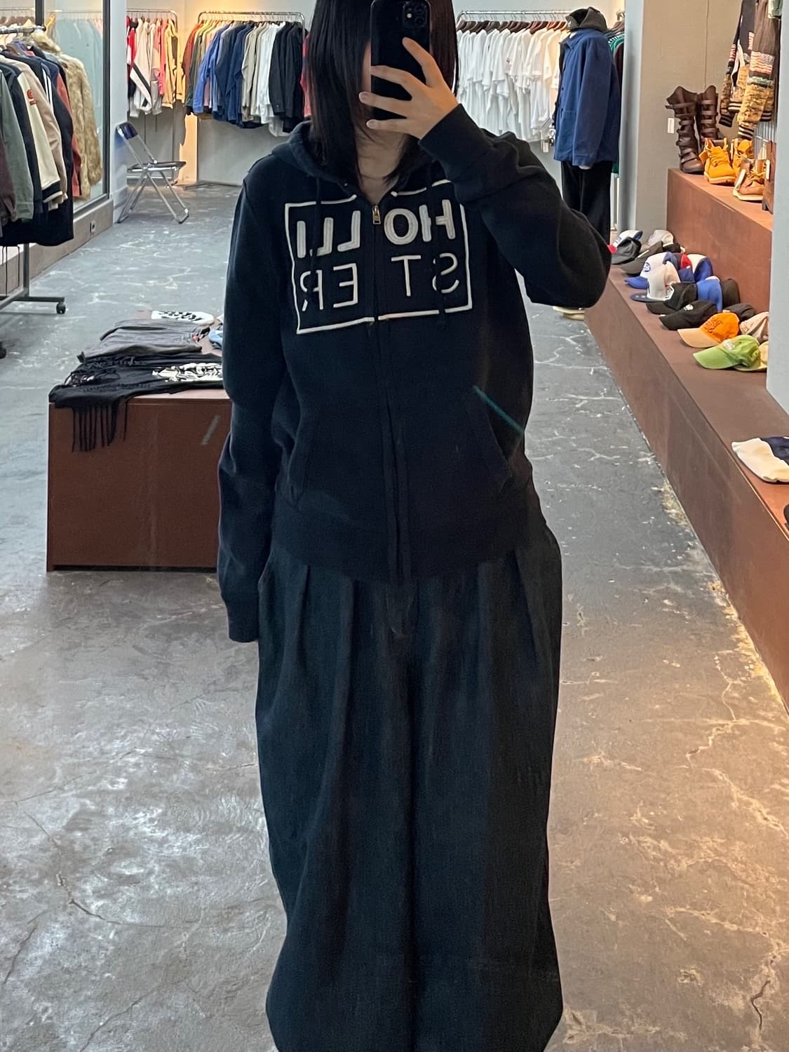 홀리스터 네이비 후드집업 H1077 상품이미지1