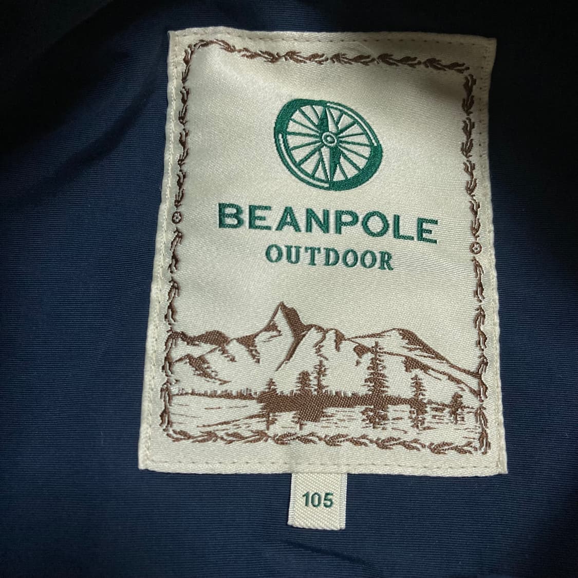 빈폴 아웃도어 스몰 로고 네이비 바람막이 상품이미지4