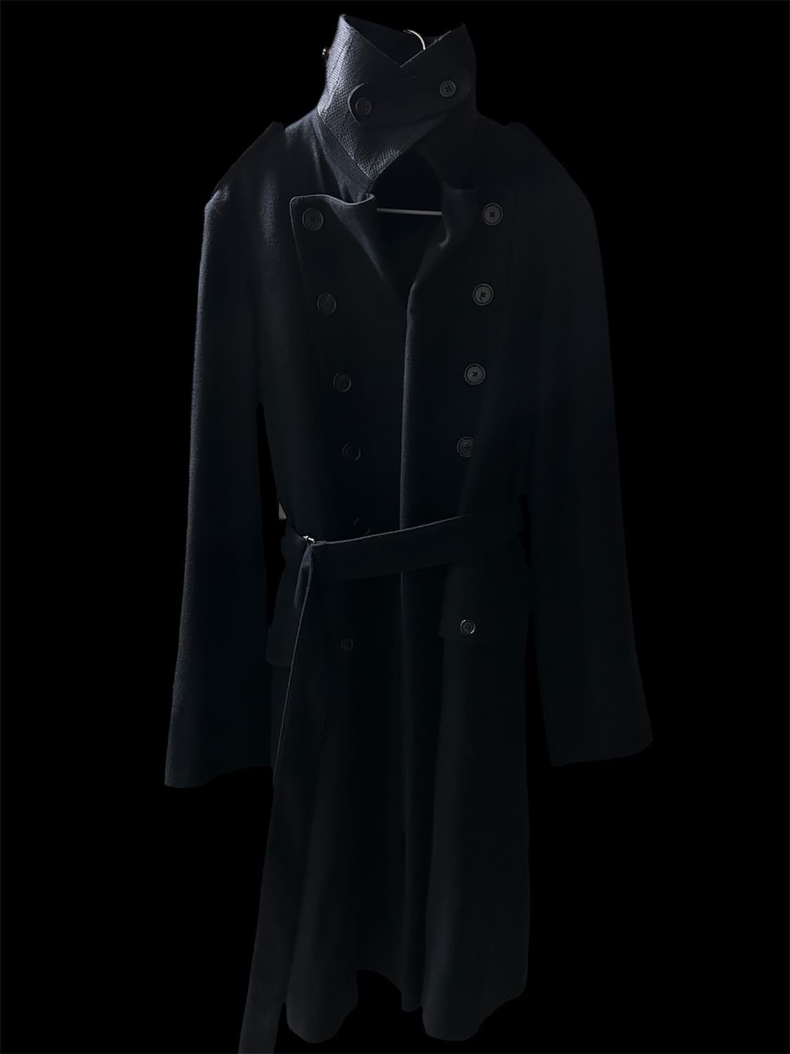 앤드뮐미스터 울 로브 블랙 코트  상품이미지8