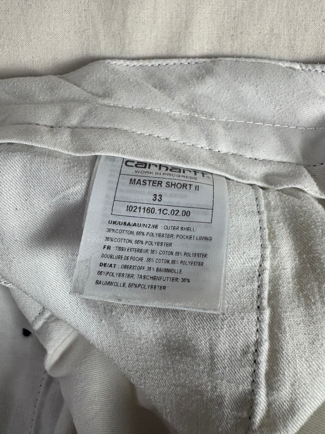 Carhartt 칼하트 코픈 하프팬츠 33 상품이미지3