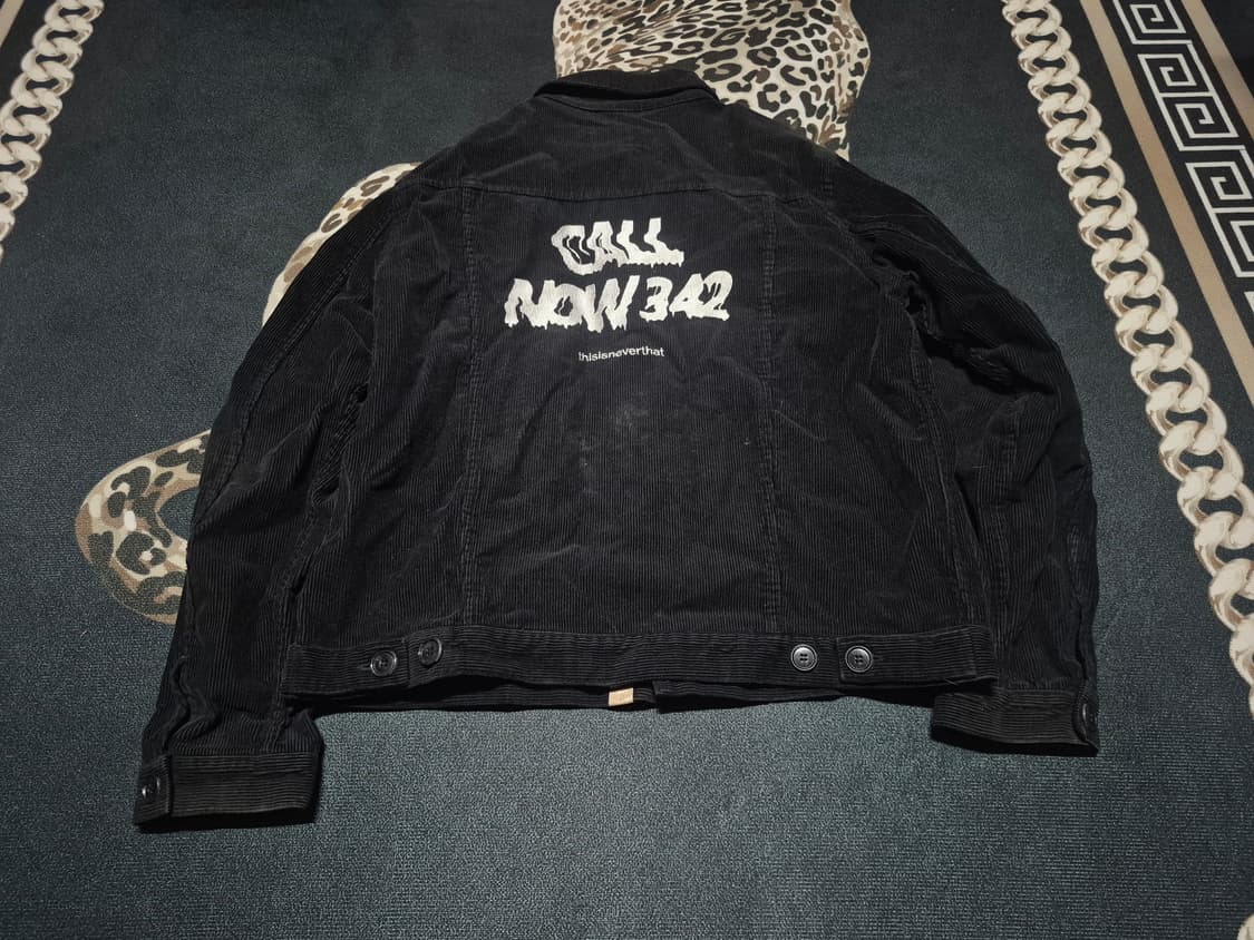 디스이즈네버댓 X 어라운드더코너 코듀로이 트러커 자켓 M 상품이미지3