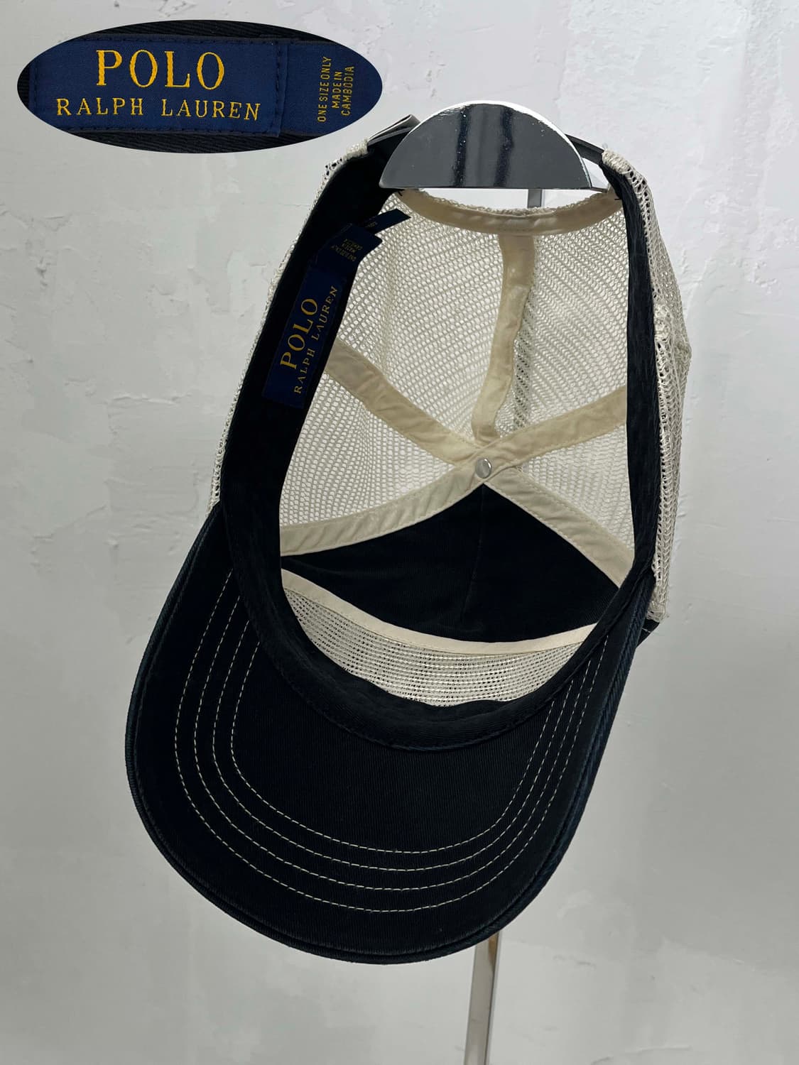 폴로 랄프로렌 불독 패치 메쉬 트러커 볼캡 모자 상품이미지8