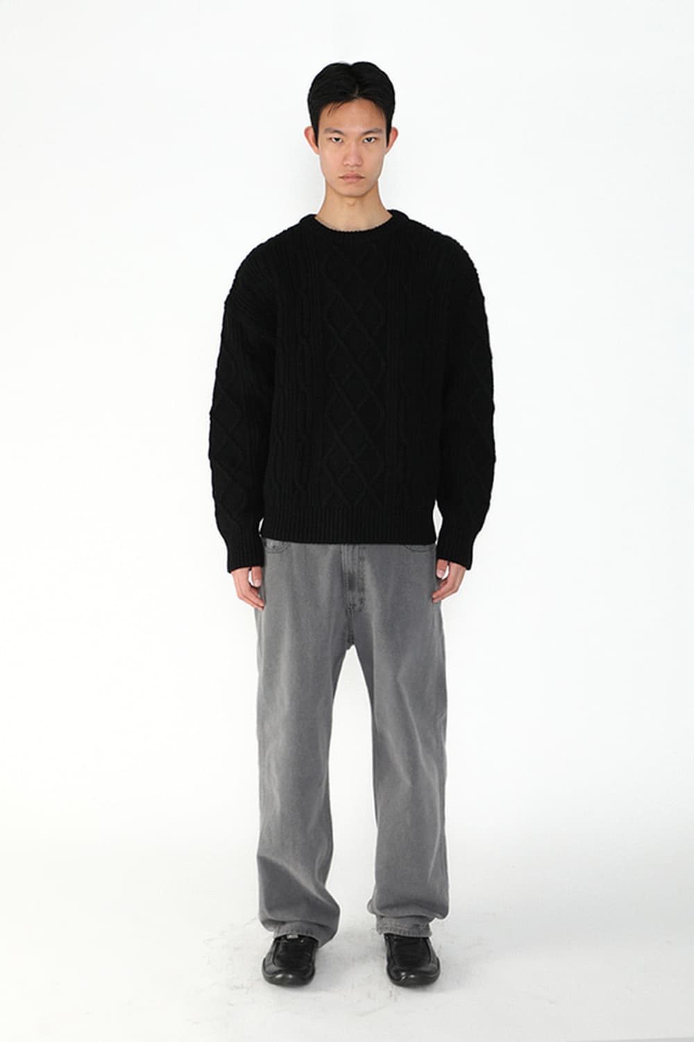 마티스더큐레이터 케이블 니트 상품이미지3