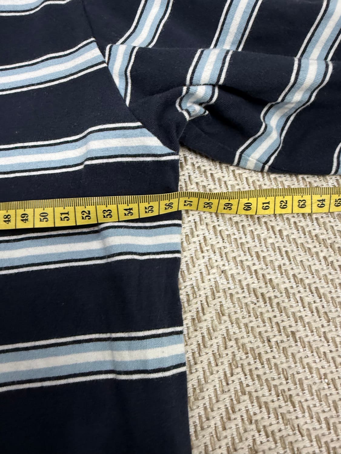 정품) 마리떼프랑소와저버 스트라이프 긴팔티 XL 상품이미지8