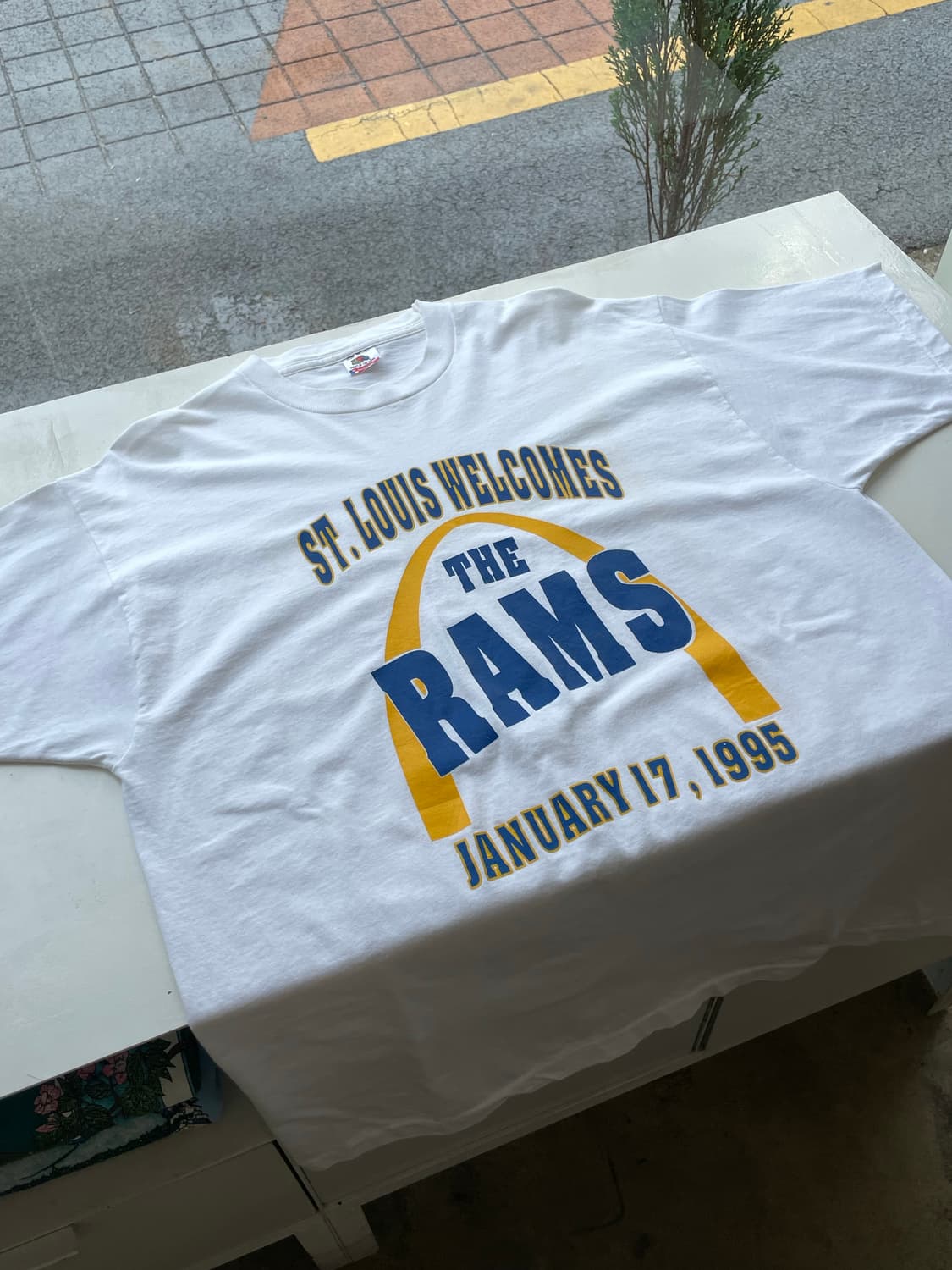 90‘s NFL “St.Louis Rams” T-shirt  상품이미지6