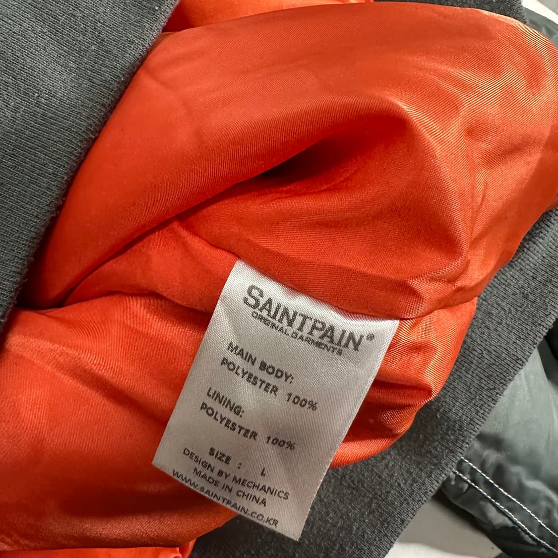 L 세인트페인 실버 MA1 항공점퍼 상품이미지7