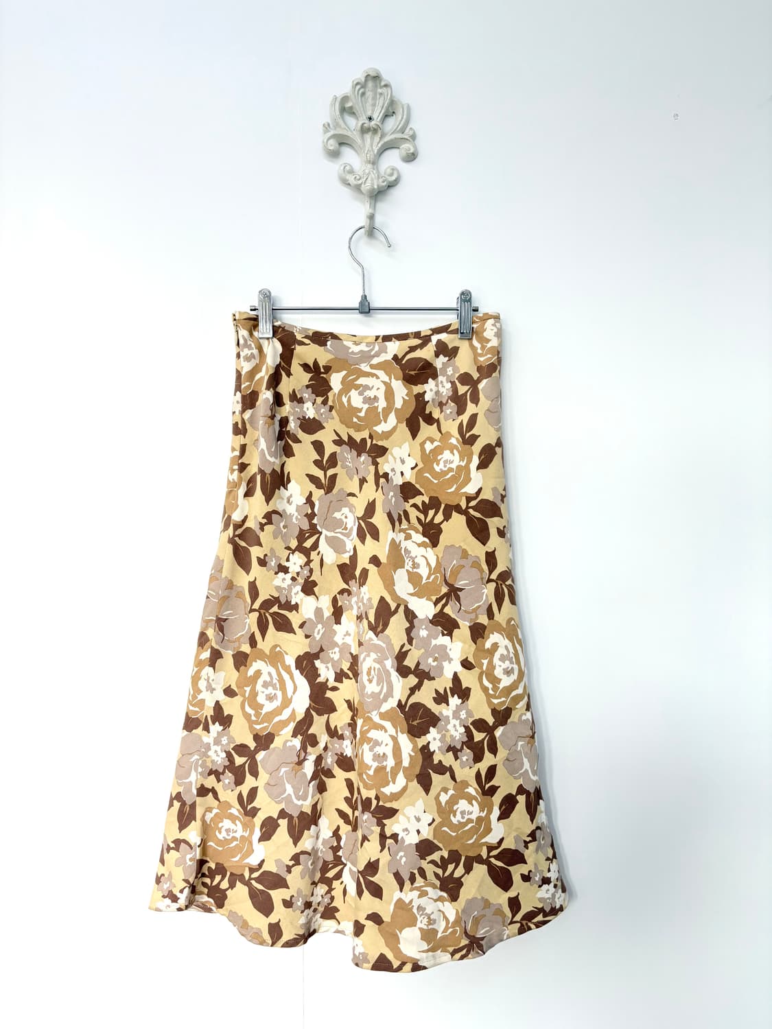Oriental flower pattern skirt  상품이미지1