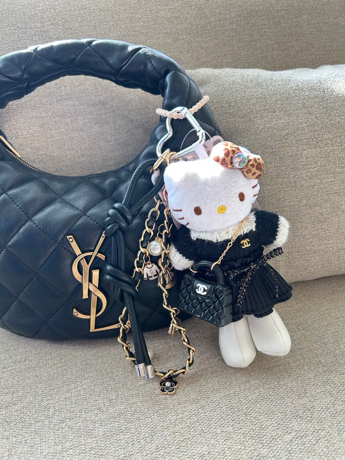 (26)롱다리키티 커스텀키링-🖤 Black Classic 🖤 상품이미지1