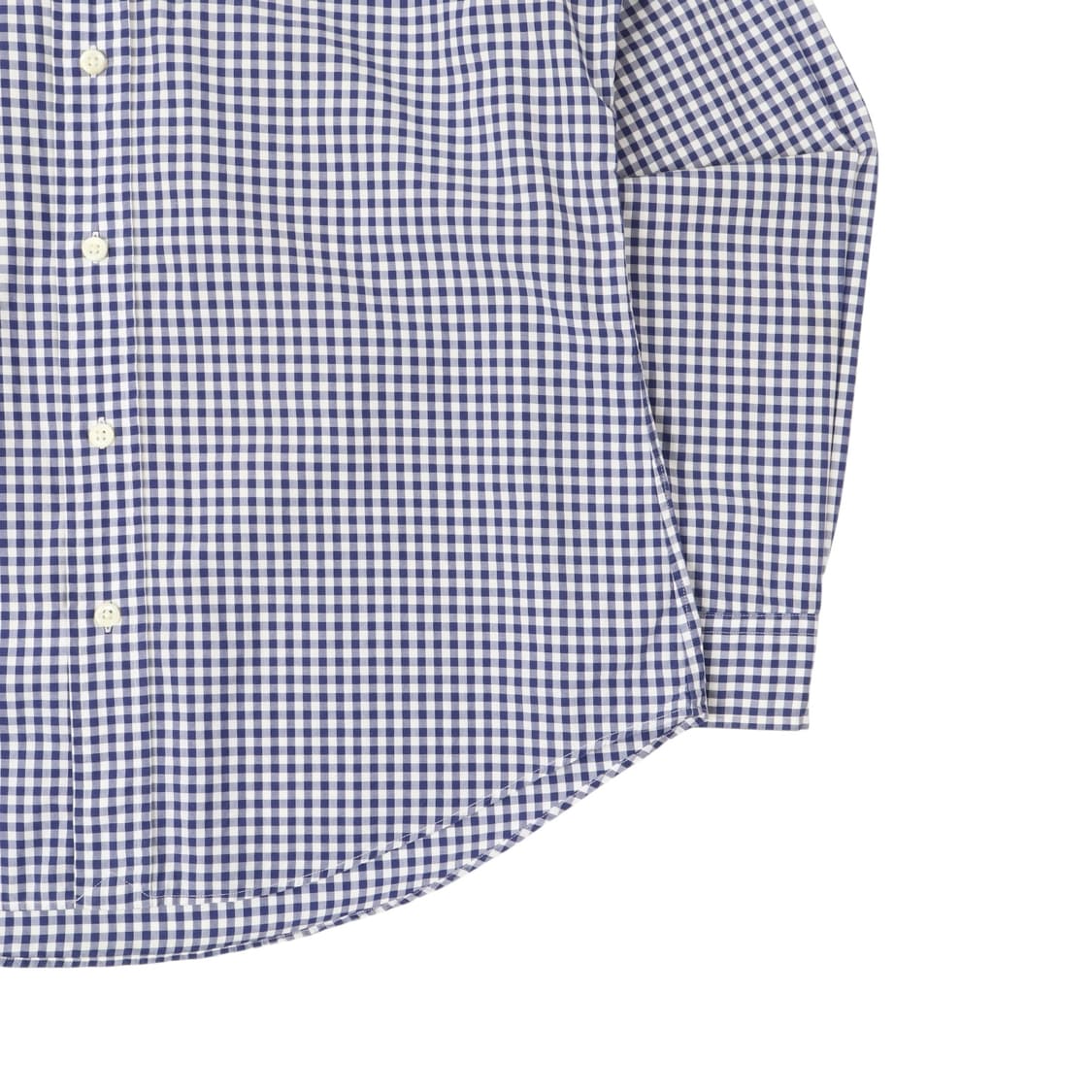 폴로 랄프로렌 블루 깅엄체크 커스텀핏 셔츠 상품이미지4