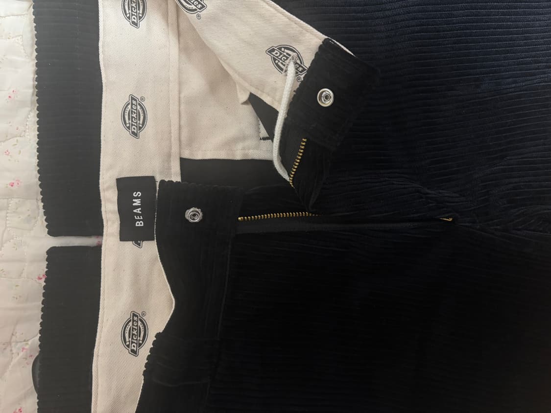 [M] 디키즈 X 빔즈 코듀로이 팬츠 블랙  상품이미지2