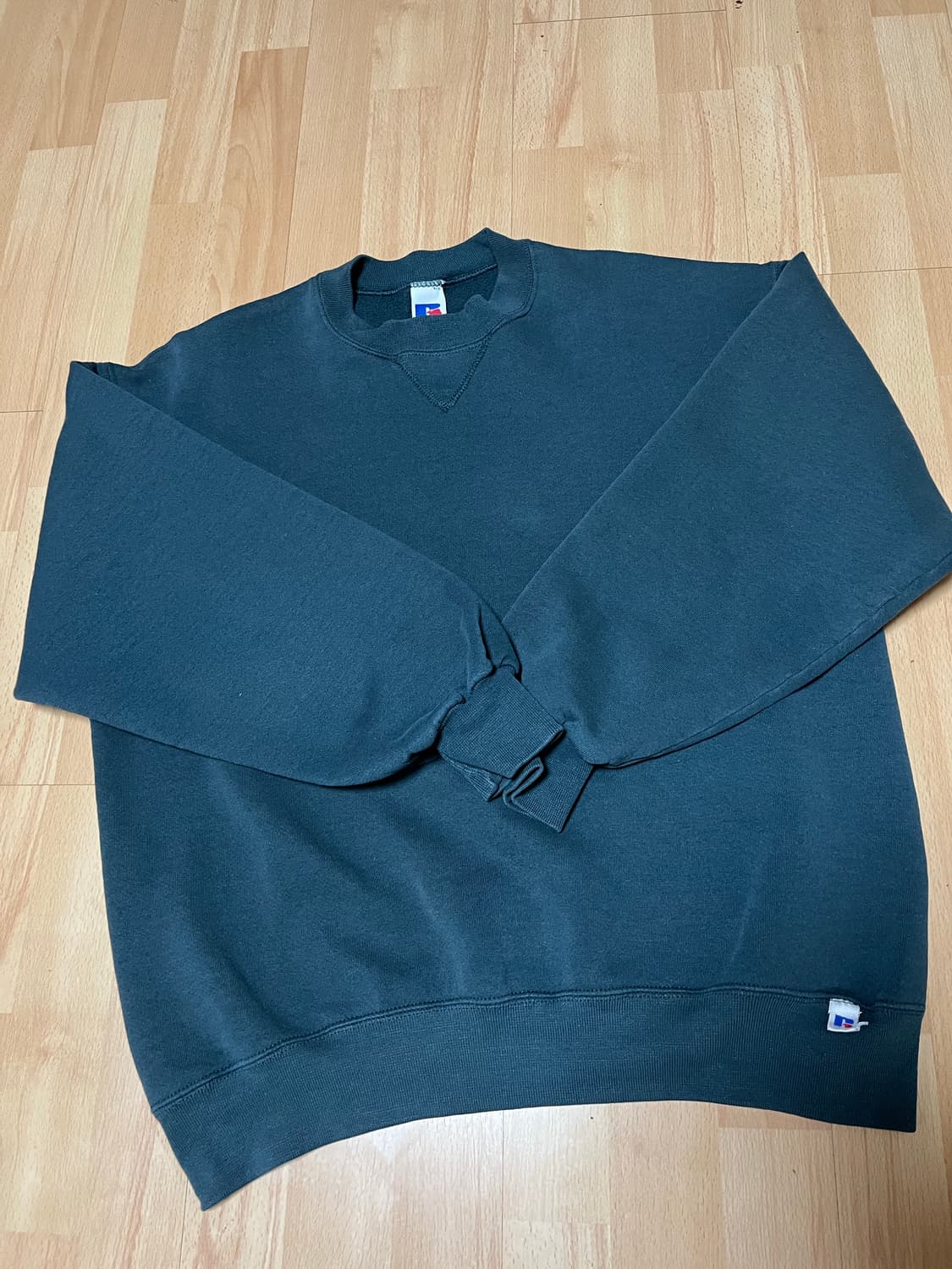 러셀 애슬레틱 90s 빈티지 스웻셔츠 다크그린 상품이미지1