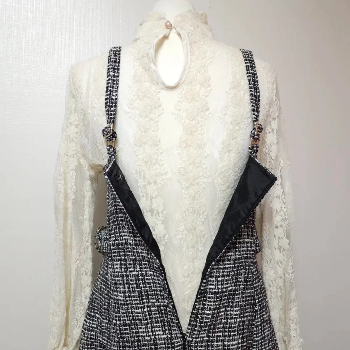 일본빈티지 트위트 원피스 상품이미지9