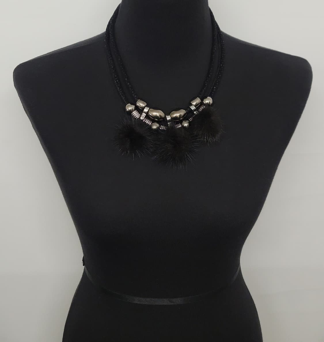 리얼밍크 빈티지목걸이 상품이미지5