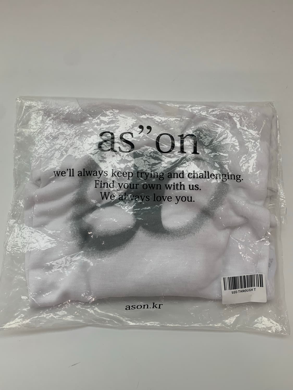ASON SEE-THROUGH T 상품이미지6