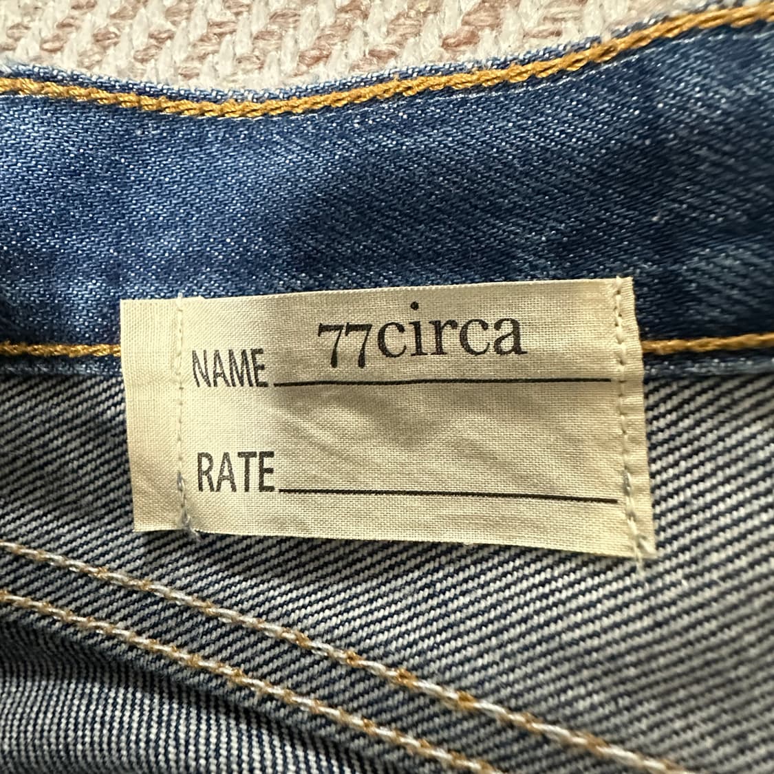 77CIRCA japan work denim skirt 상품이미지3