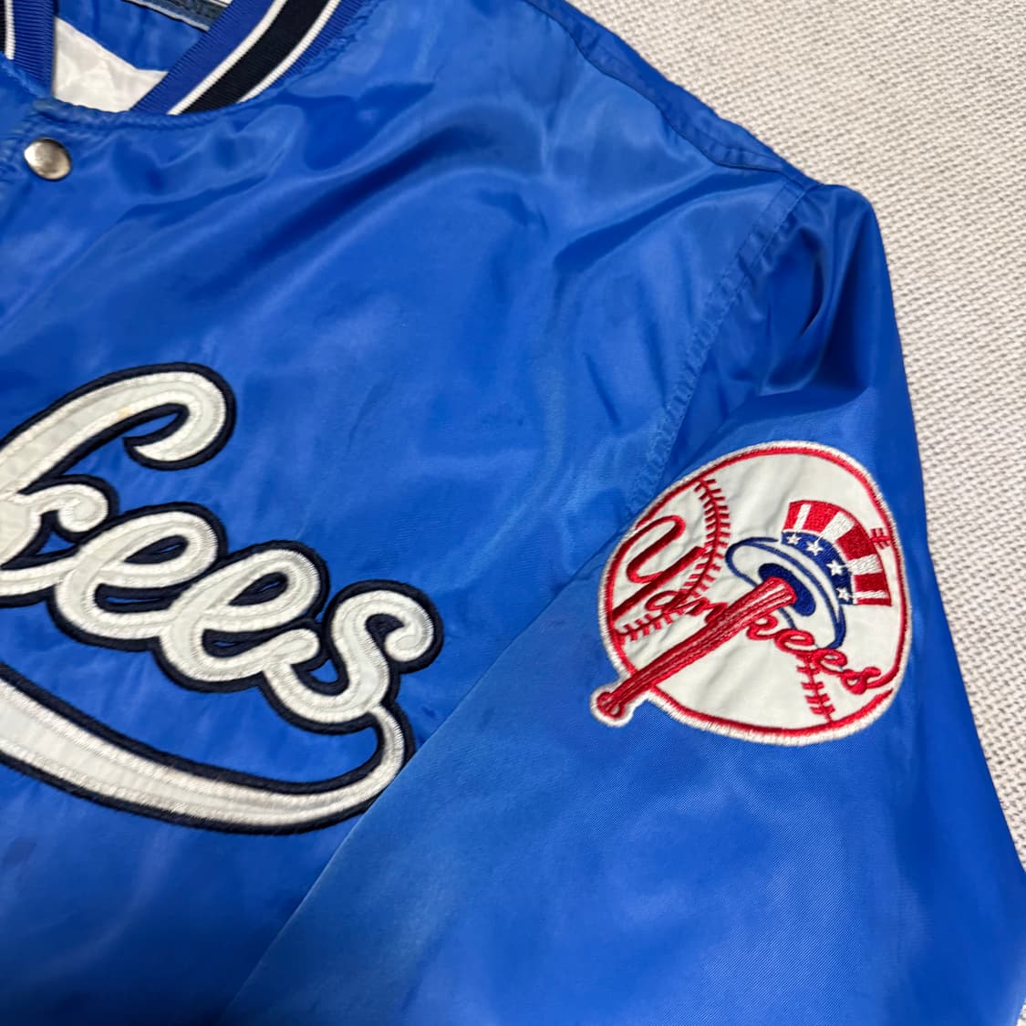 뉴욕 양키스 빅로고 바시티 자켓 상품이미지4