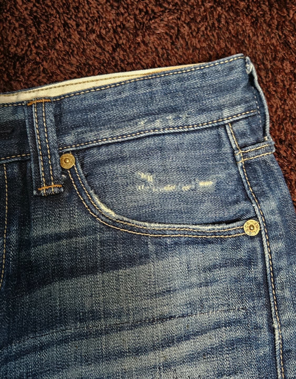 리바이스 522 슬림 스트레이트 데미지 워싱진 상품이미지4