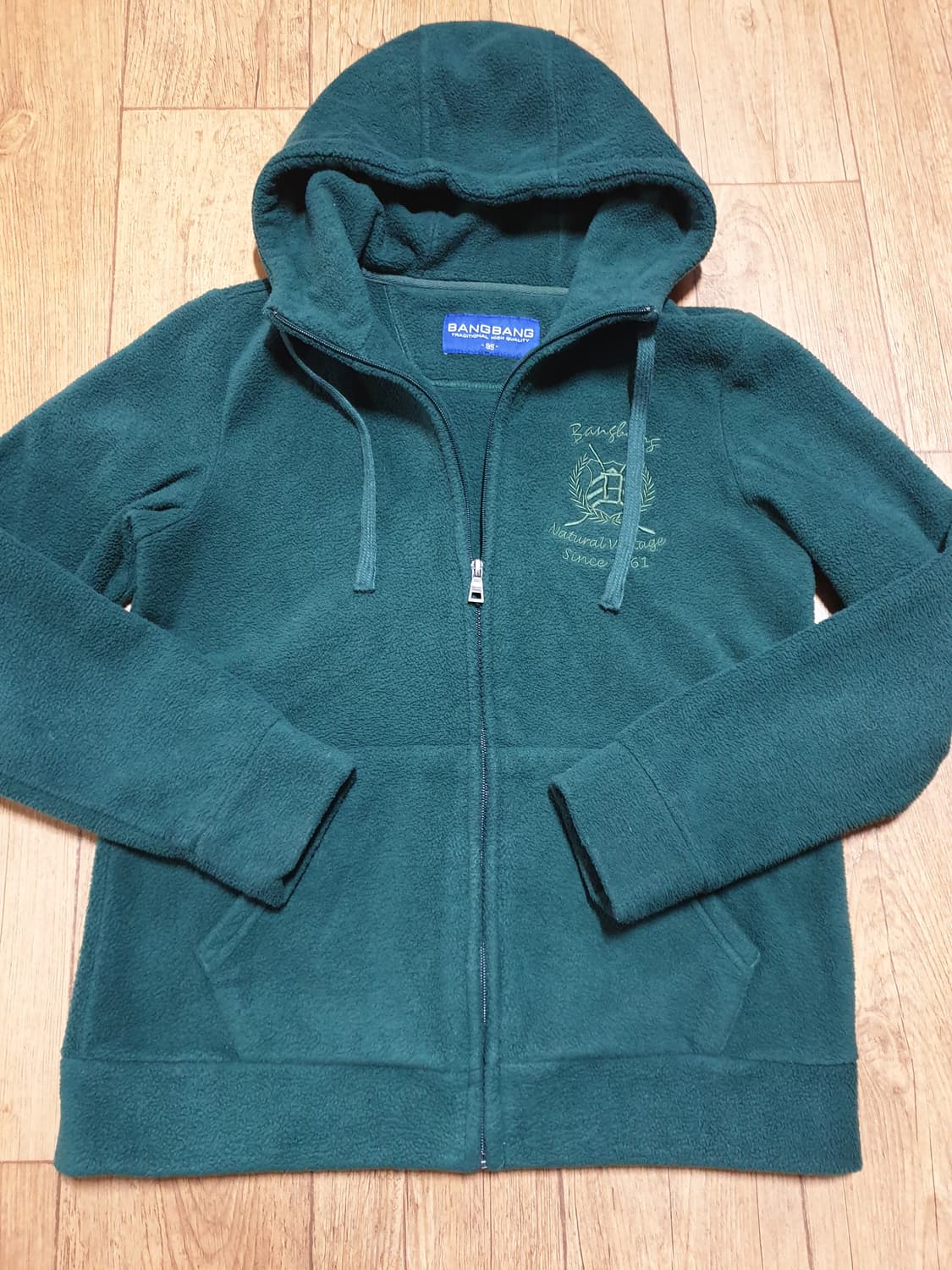 1201 뱅뱅 기모 후드집업 95 사이즈입니다 상품이미지2