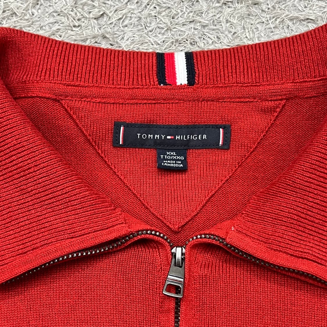 [100-105] 타미힐피거 반집업 니트 상품이미지3