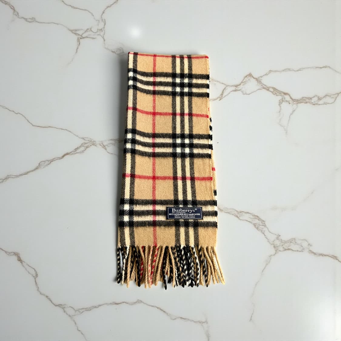 버버리 노바체크 캐시미어X램스울 머플러 상품이미지5