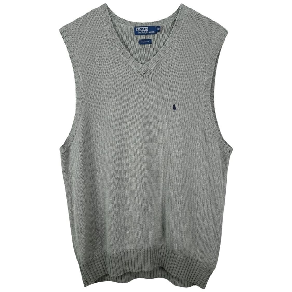 [폴로 랄프로렌] 포니 로고 자수 빈티지 브이넥 니트 조끼 M19952 상품이미지2