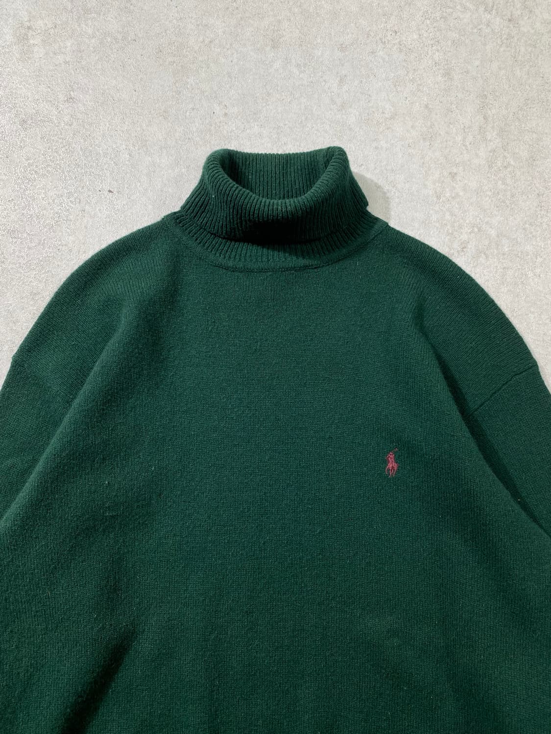 [L] 90s Polo 폴로 랄프로렌 램스울 터틀넥 니트 상품이미지2