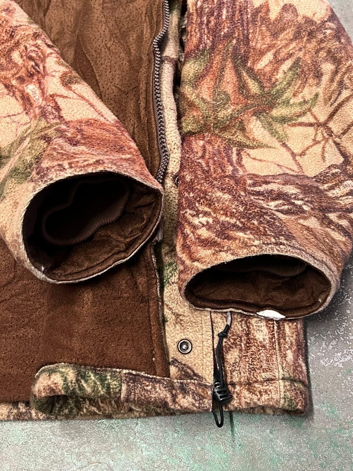 90's [L] 카벨라스 리얼트리 카모 자켓 USA 플리스 아웃도어 상품이미지10