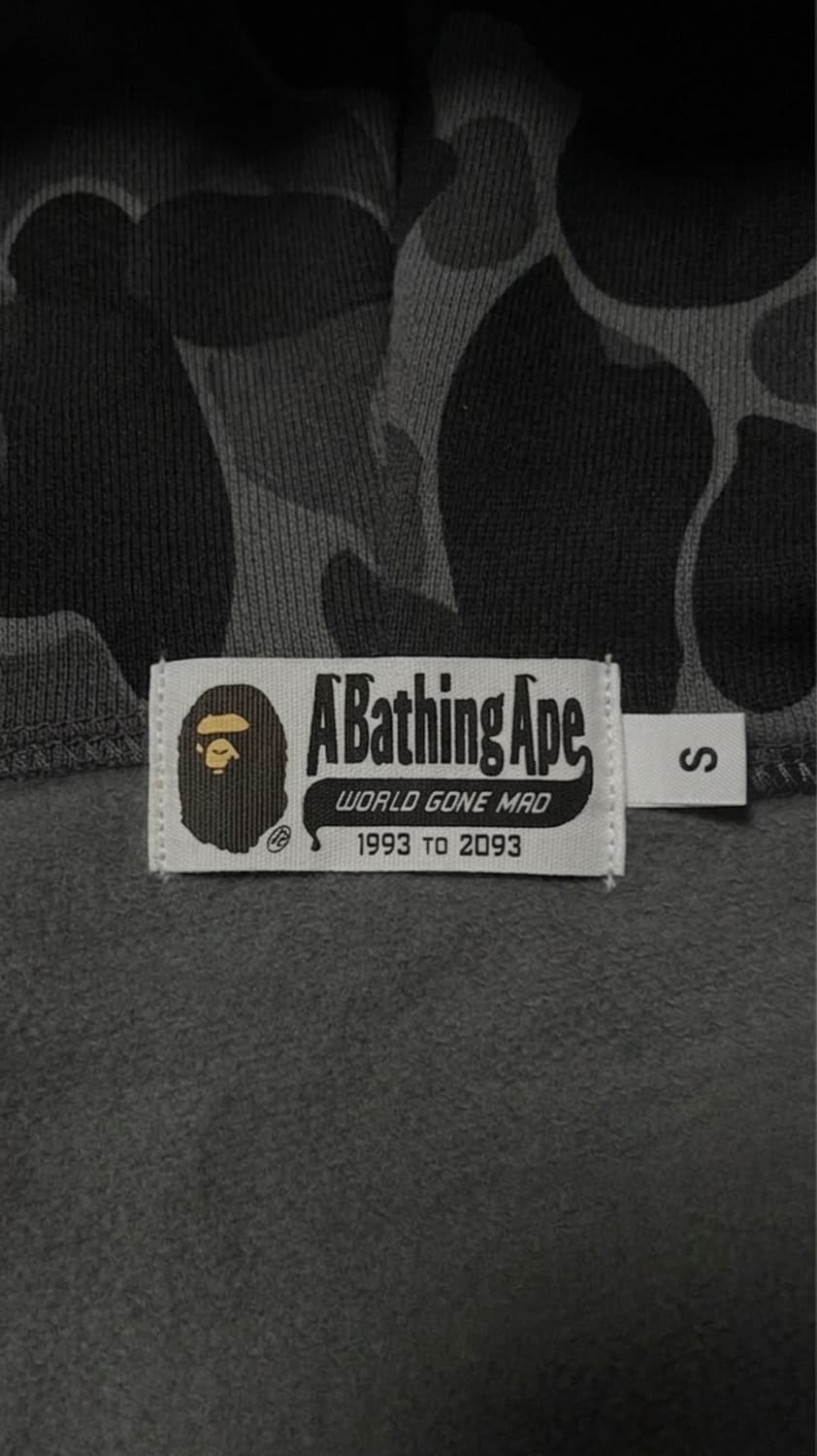 베이프 흑계 후드집업 s사이즈 상품이미지9