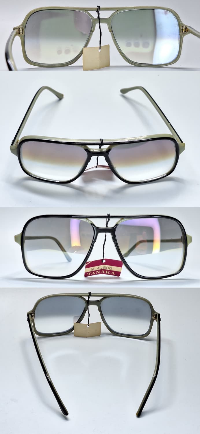 80s 일본제 빈티지 데드스톡 미사용/투브릿지 리벳 선글라스 클래식 상품이미지6