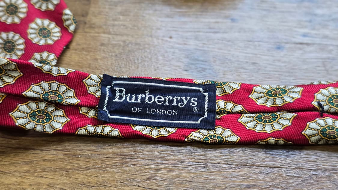 버버리 빈티지 넥타이 상품이미지3