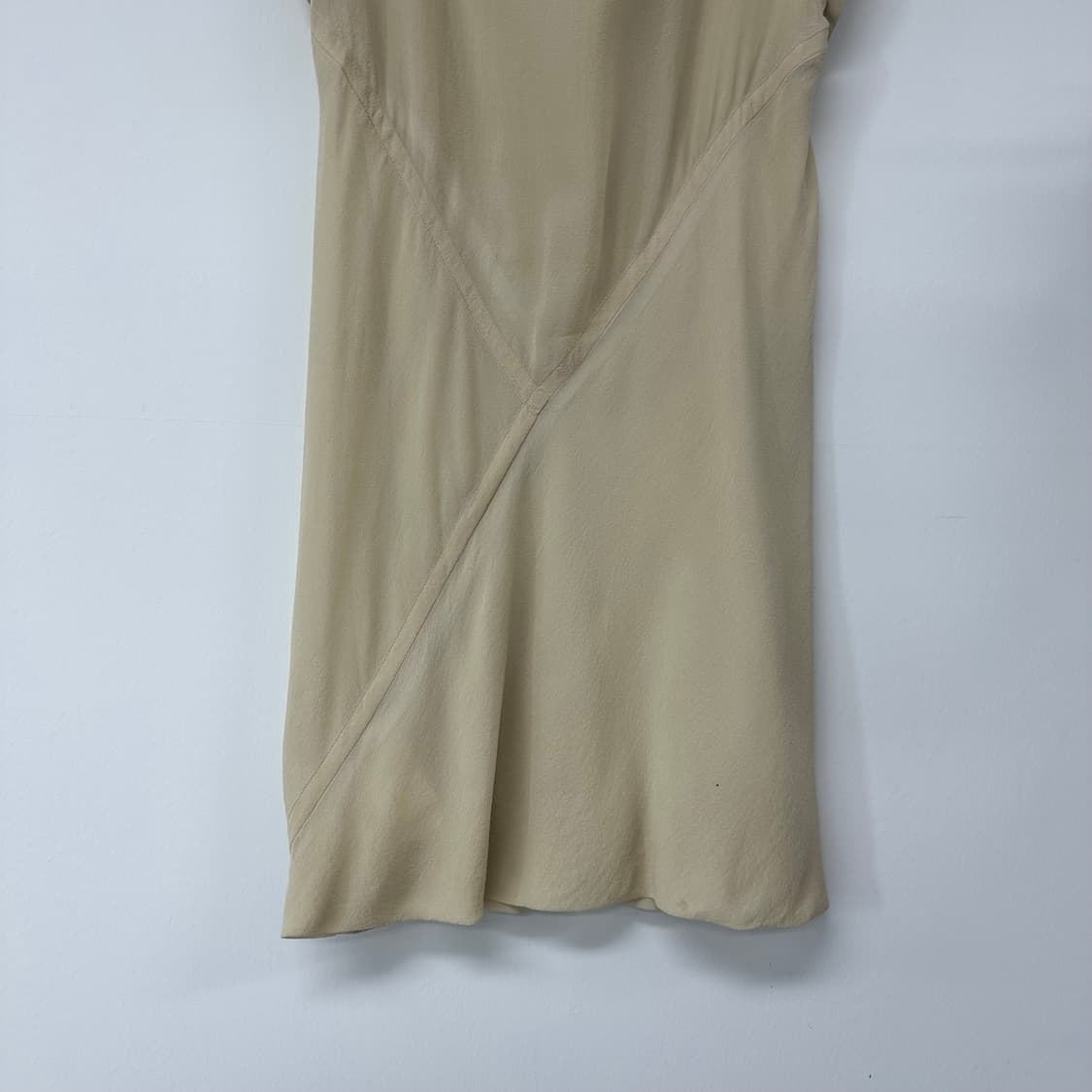 릭오웬스 카울넥 슬리브리스 실크 탑 상품이미지7