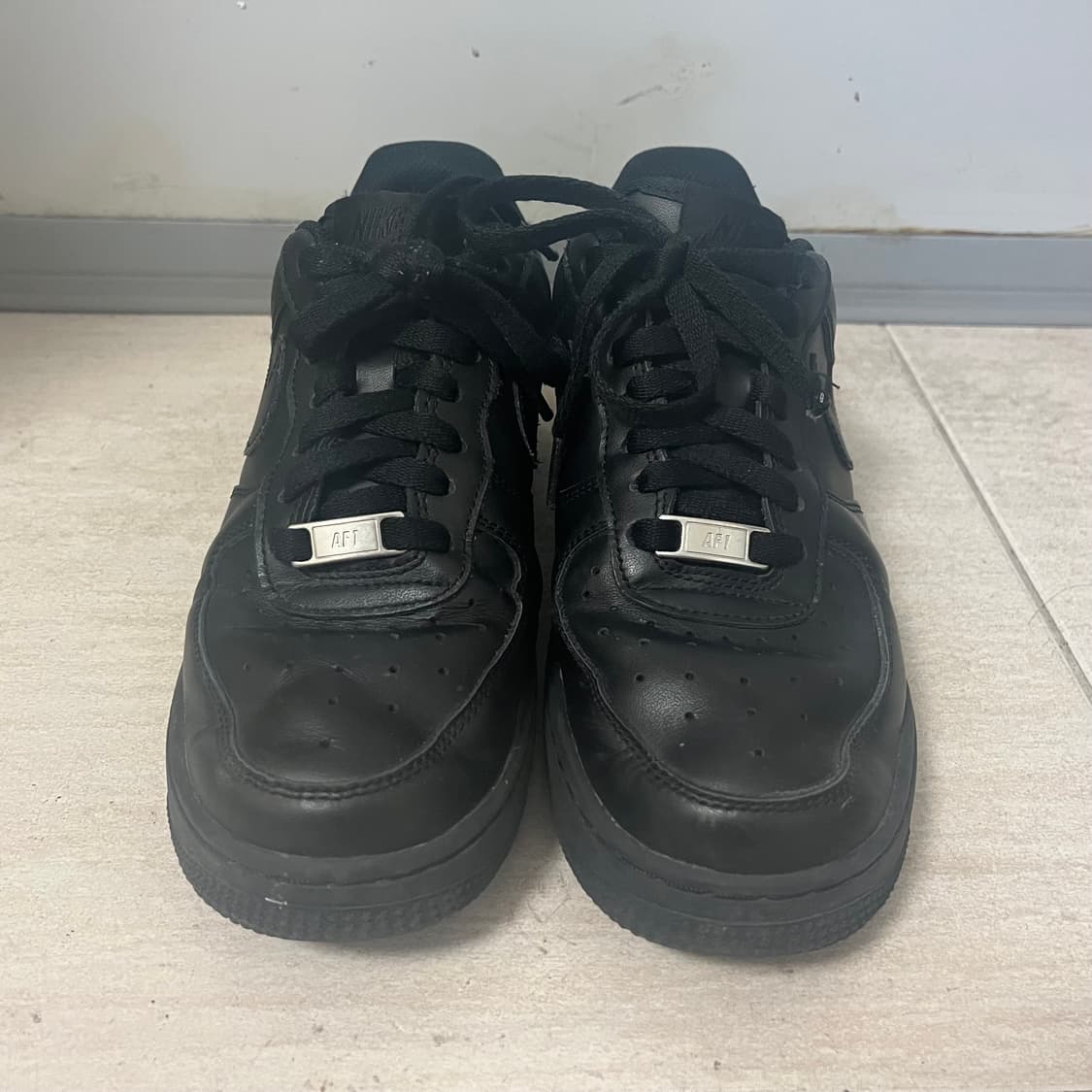 나이키 에어포스 우먼스 블랙 245 상품이미지2