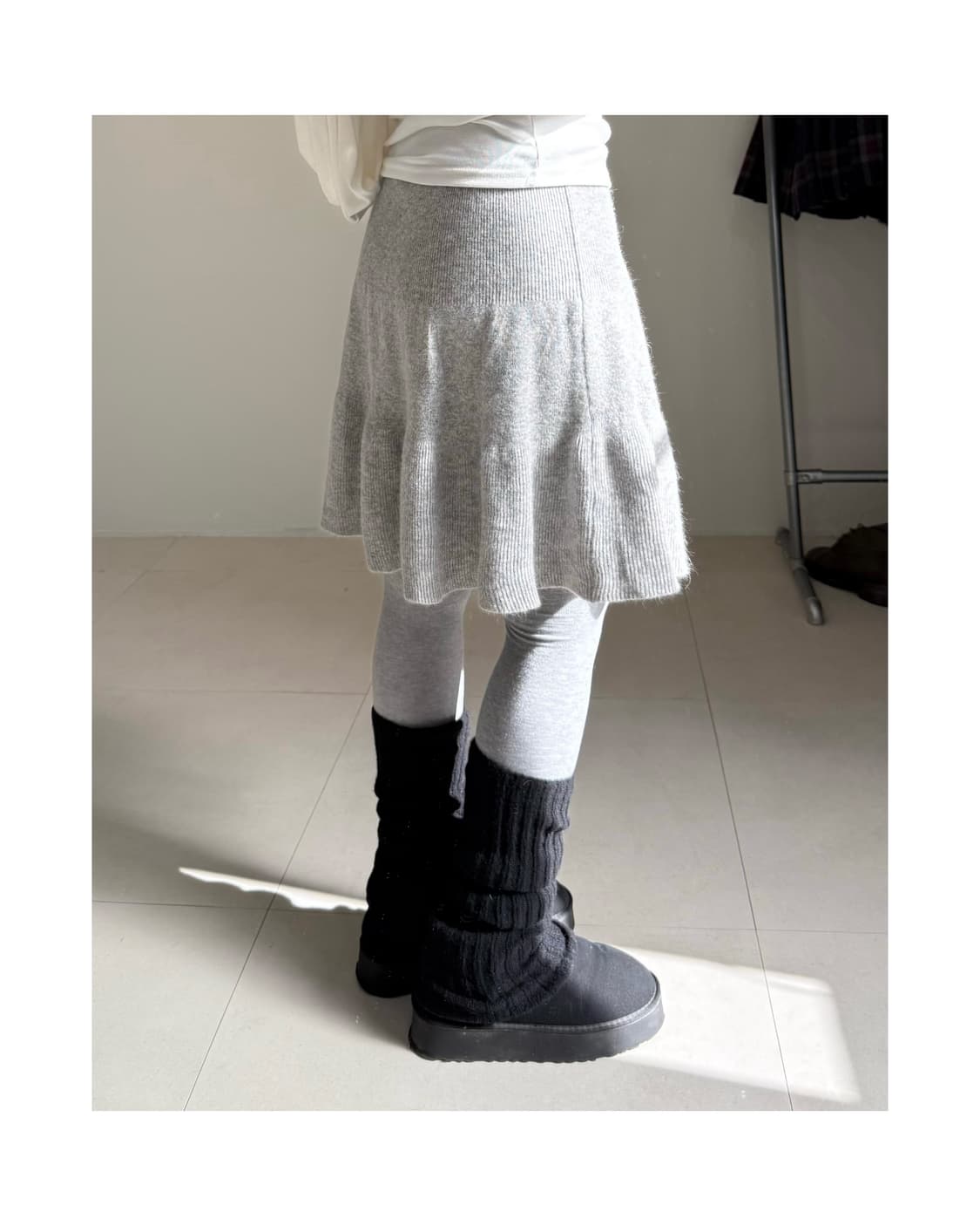 Alain manoukian 앙고라 혼방 스커트 상품이미지2