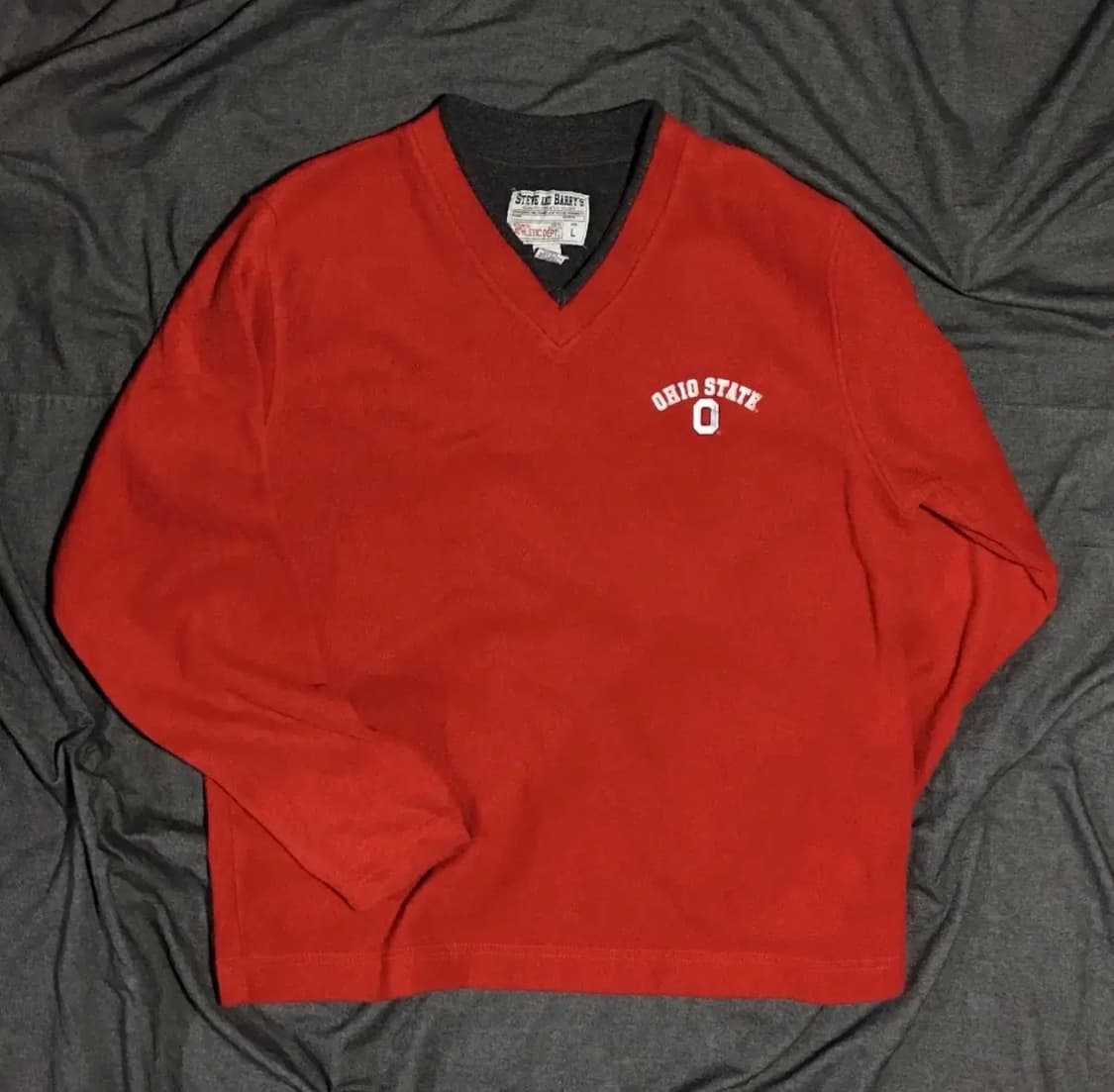 Ohio State Univ. V-Neck pullover fleece  상품이미지1