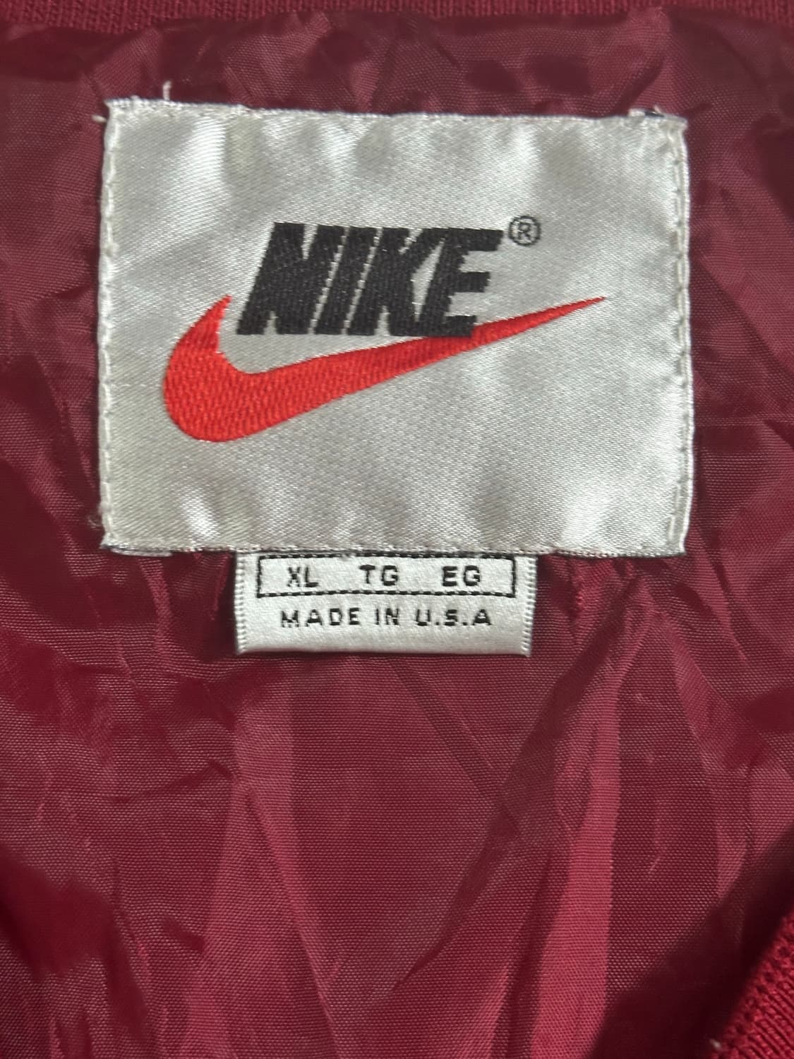 90s NIKE USA 센터 스우시 브이넥 풀오버 016 상품이미지4