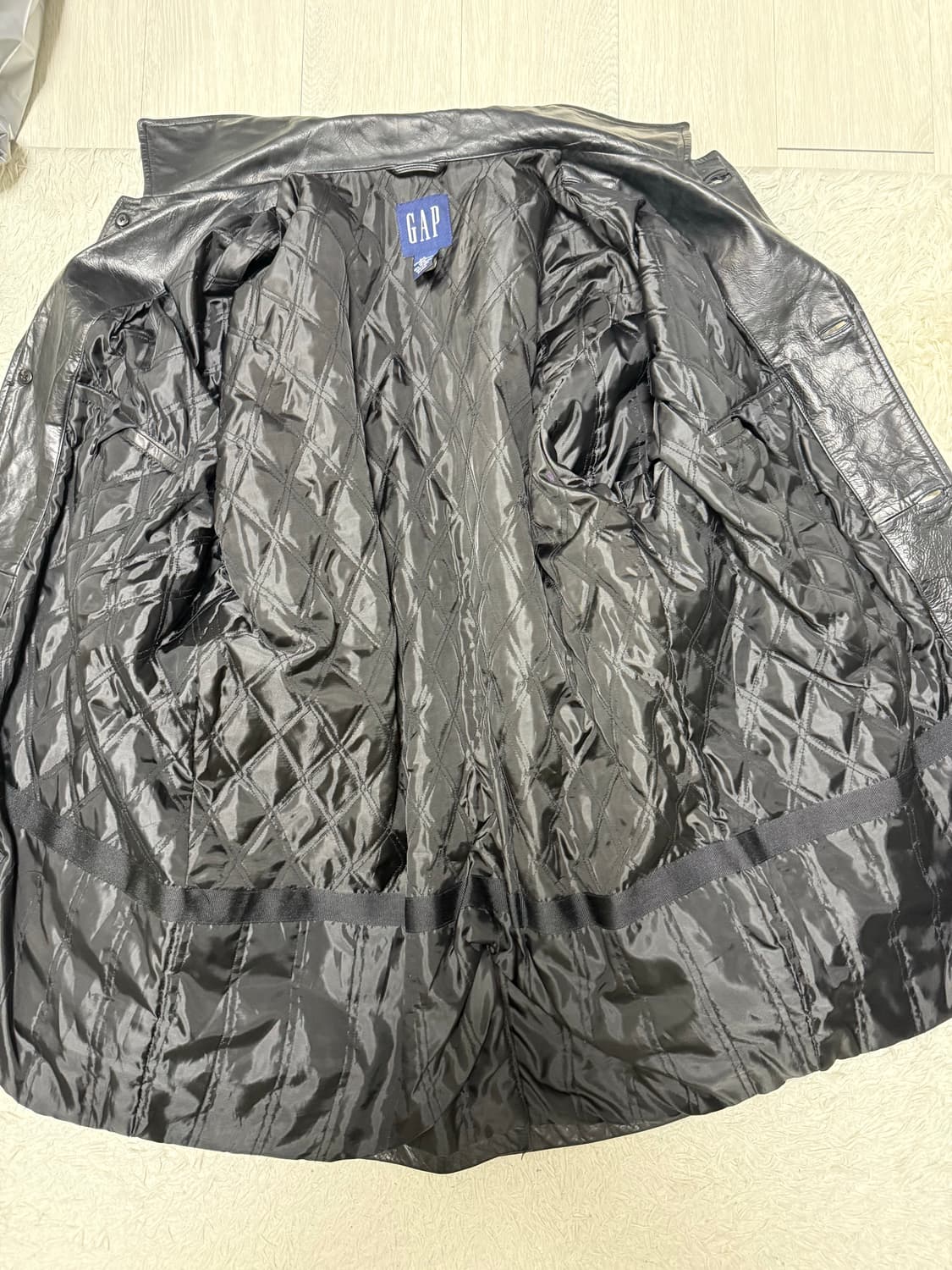 (L)gap 올드갭 레더 카코트 코트 상품이미지5