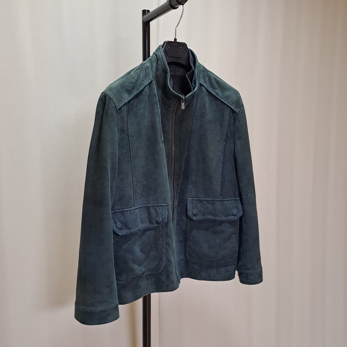 (택포) 빨질레리 양가죽 펀칭 스웨이드 자켓 95 A909 상품이미지4